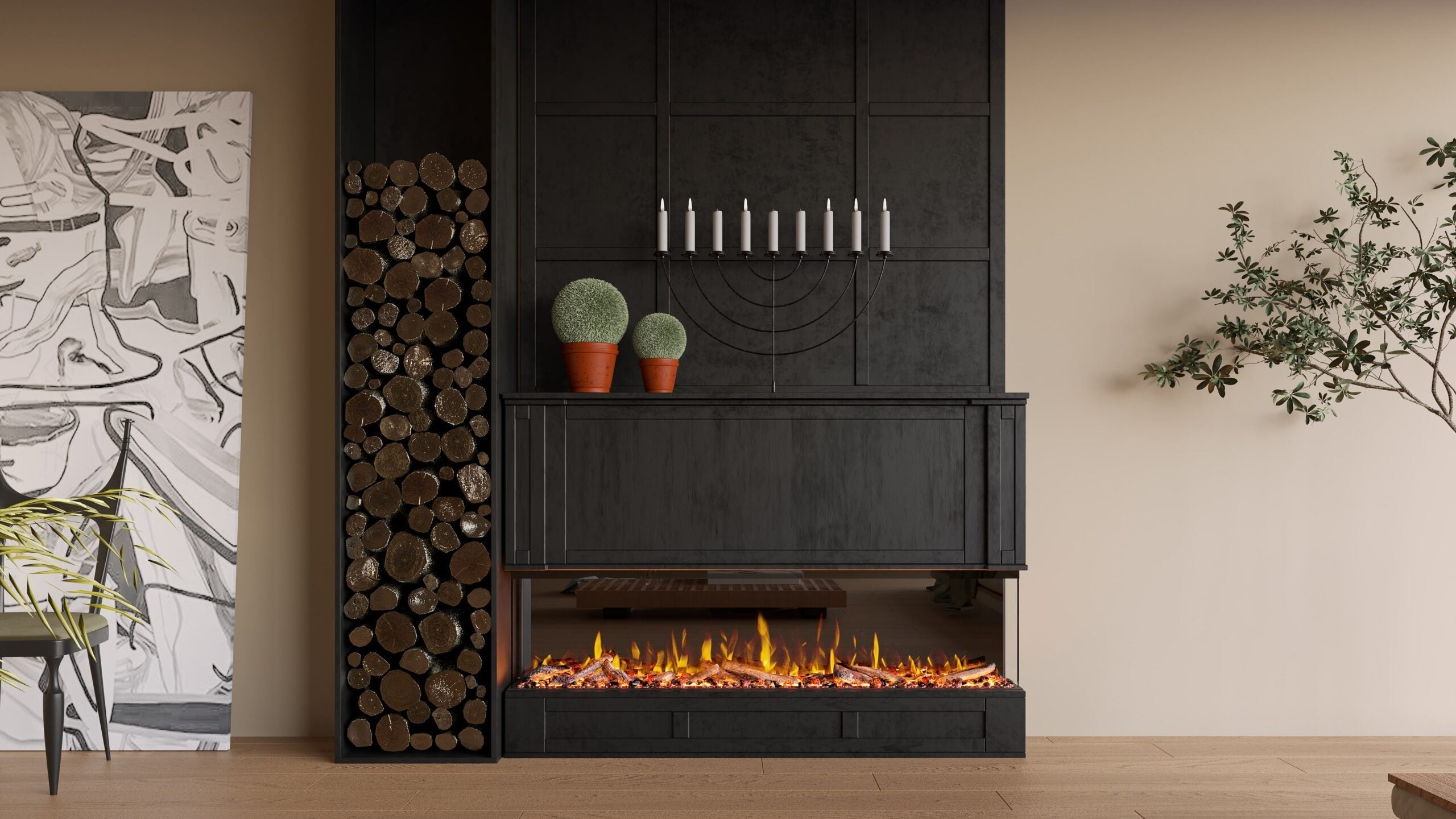 Famora PR1300 Panoramic Fire
