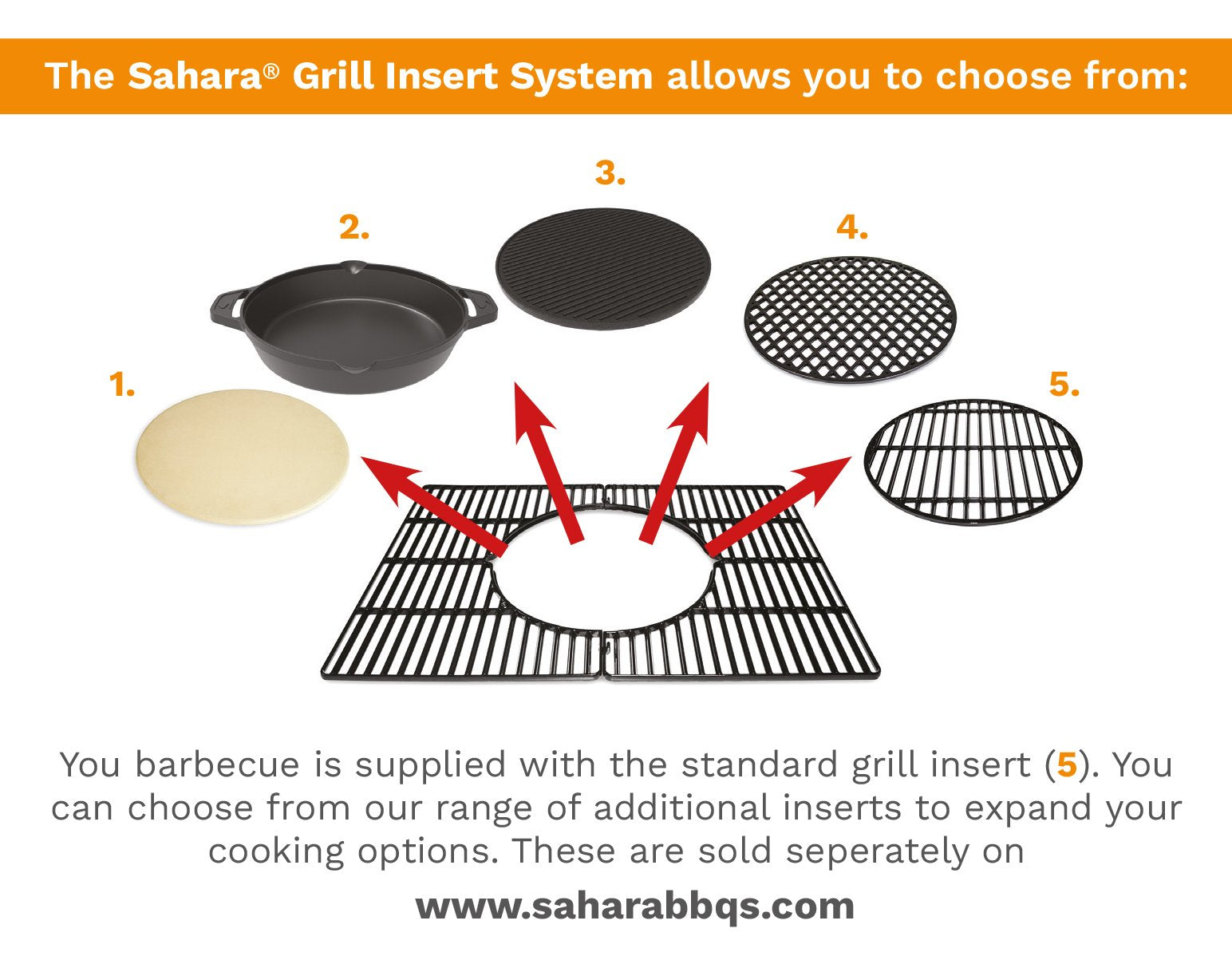 Sahara ARKE 3 Burner Gas BBQ