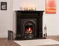 60" Irish Corbel  Ivory Pearl Fireplace