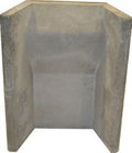 22" Fondu Cement Fireback