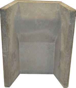 22" Fondu Cement Fireback