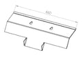 Baffle - Faro 600 ( Inside Small ) Stainless Steel - BF044A