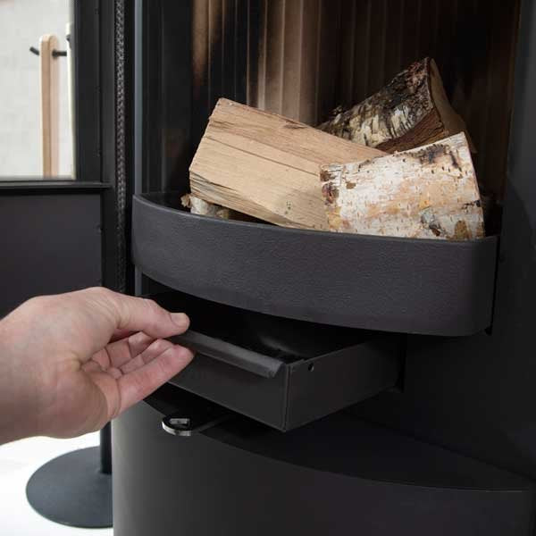Lagom 4KW Ceramic Woodburning Stove White