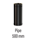 Solinox 150 Twin Wall Black 500mm LENGTH