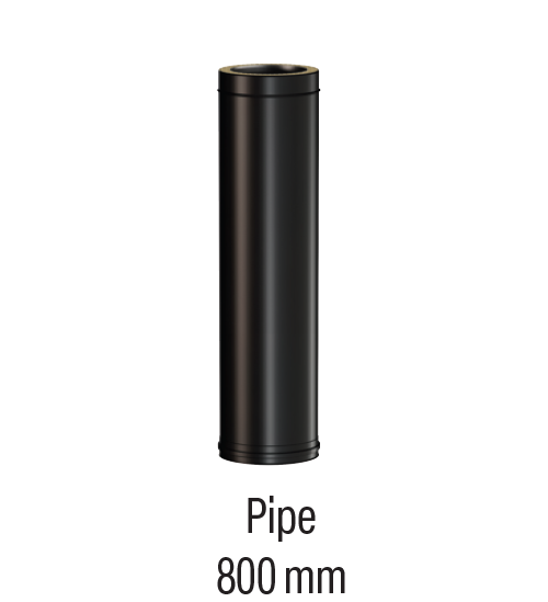 Solinox 130 Twin Wall Black 800mm LENGTH