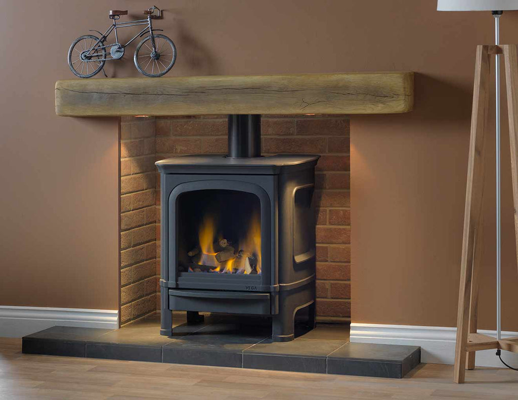 Light Oak Effect Geocast Beam 54"