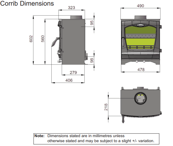 Stanley Corrib Eco Stove (Multi Fuel)