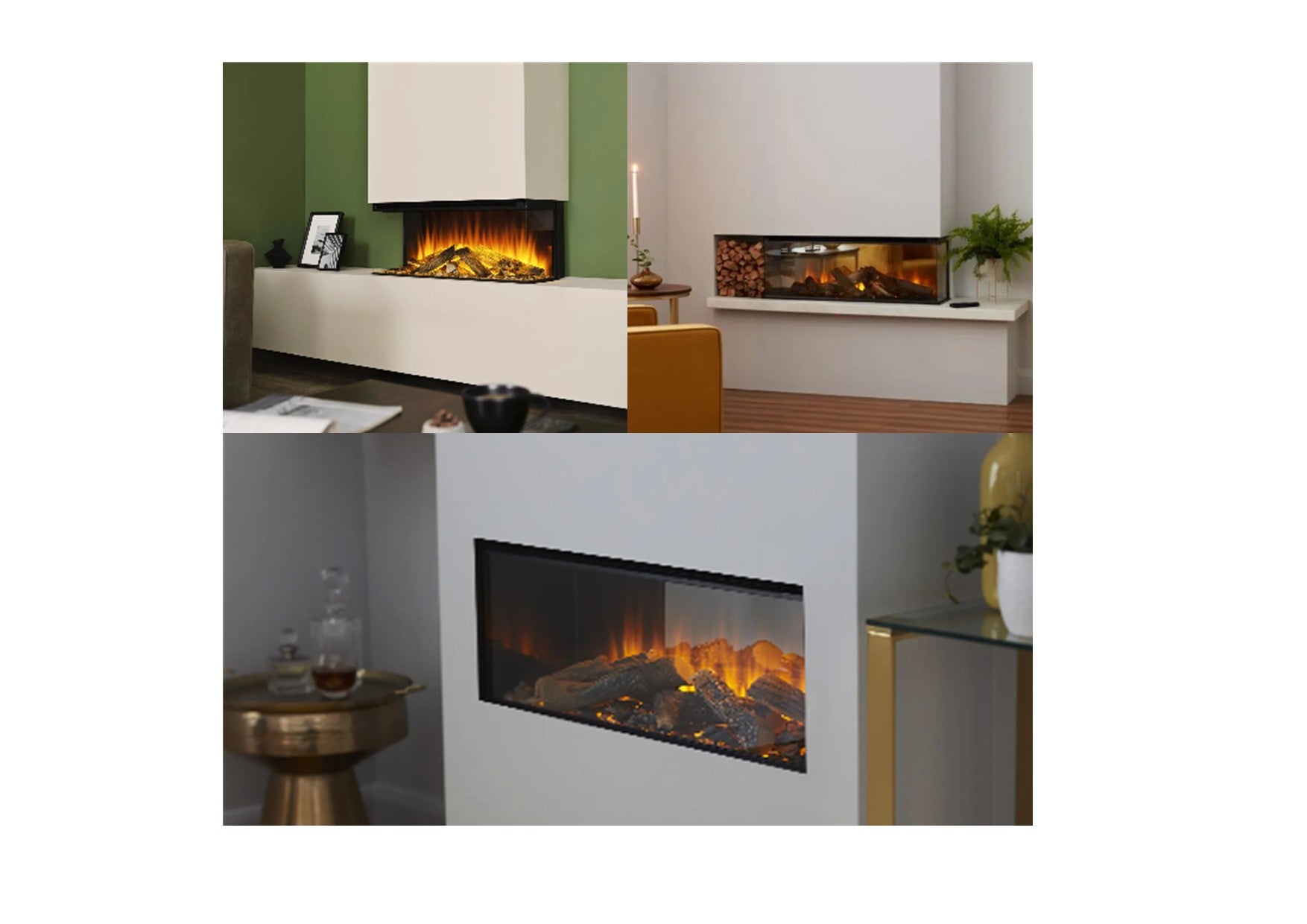 British Fires, Forest 870 with Deluxe Log Set