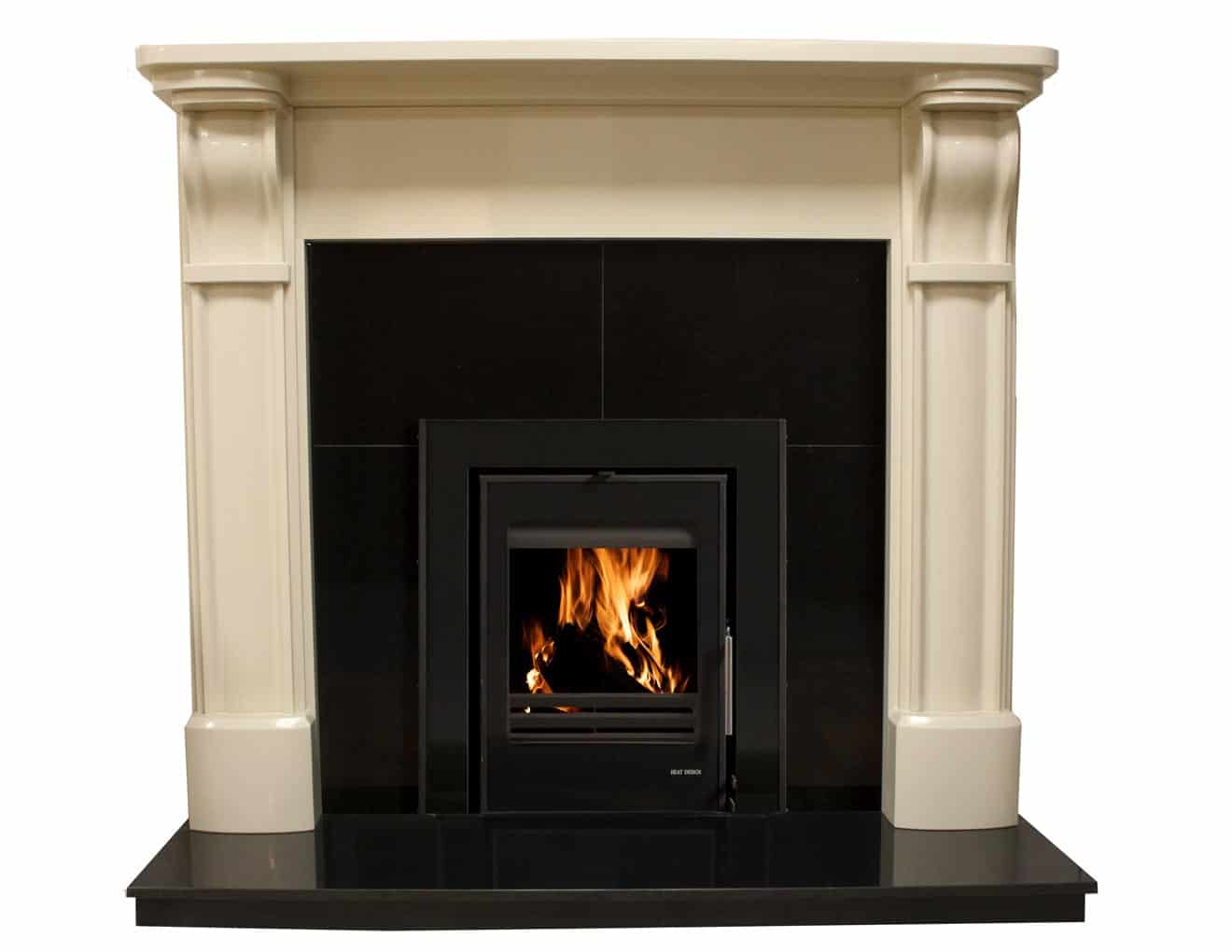 54" Kelso  Ivory Pearl Fireplace