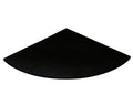 Black Granite 40 x 40 Curved Black Granite Hearth (30mm)