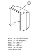 Elite G1 - Vermiculite Brick Set and Baffle