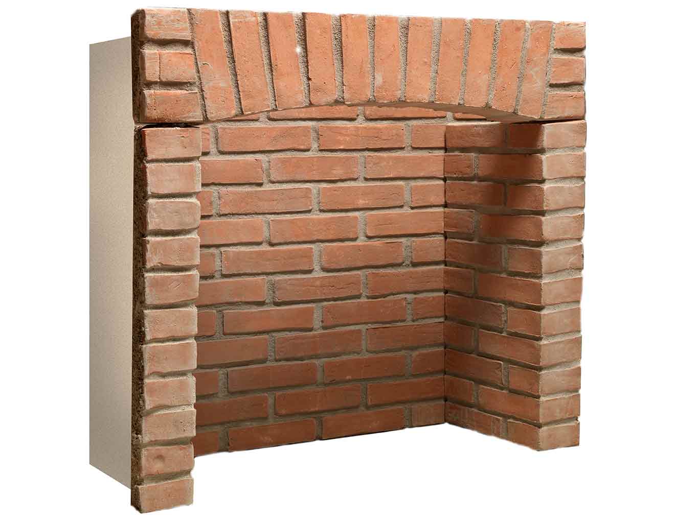Rustic Brick Chamber with Front Returns & Arch