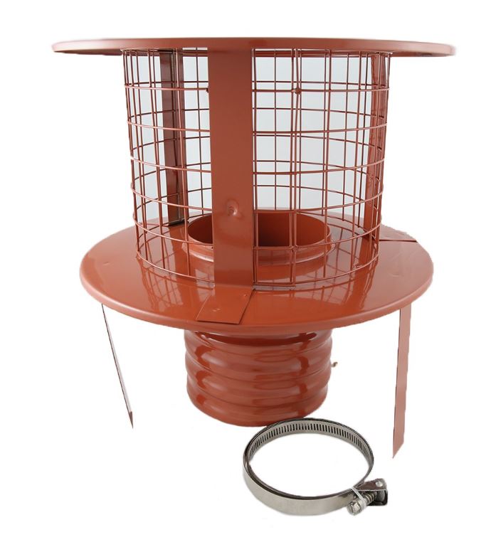 Pot Hanging 6" Cowl Screw Fix Terracotta