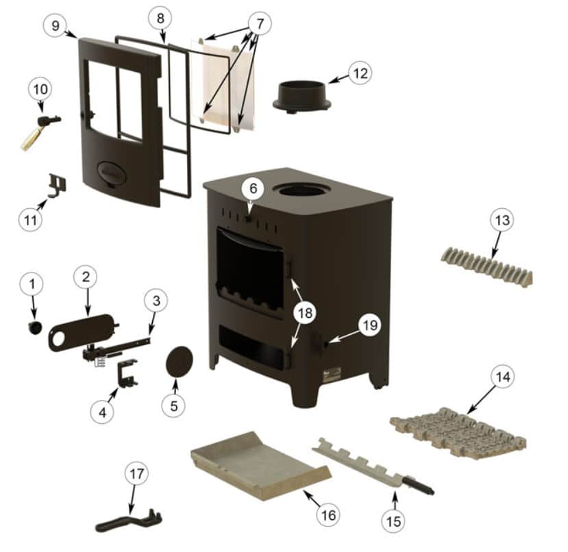 Stratford Ecoboiler 12 HE G5 Boiler Jacket Assembly