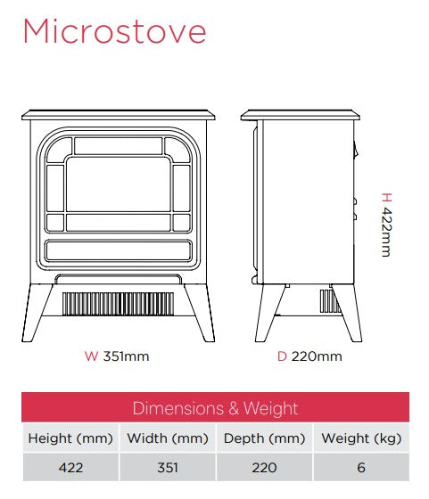 Dimplex MircoStove Electric Stove