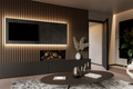 Dru  Virtuo 100 Evolve,  Clear View+ glass Built In Electric Fire