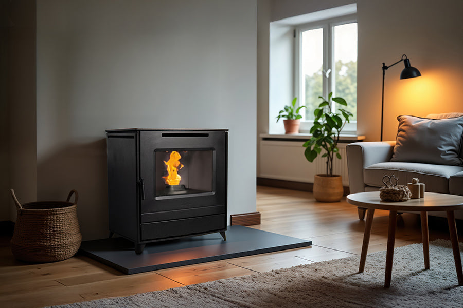 Ecofire Strata 25kw Free Standing Pellet Boiler
