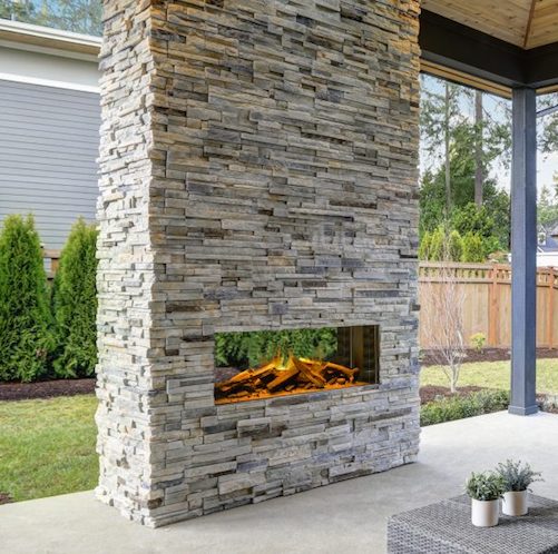 Evonic Halo 1030DS /Lindstrom Double Sided Electric Fire