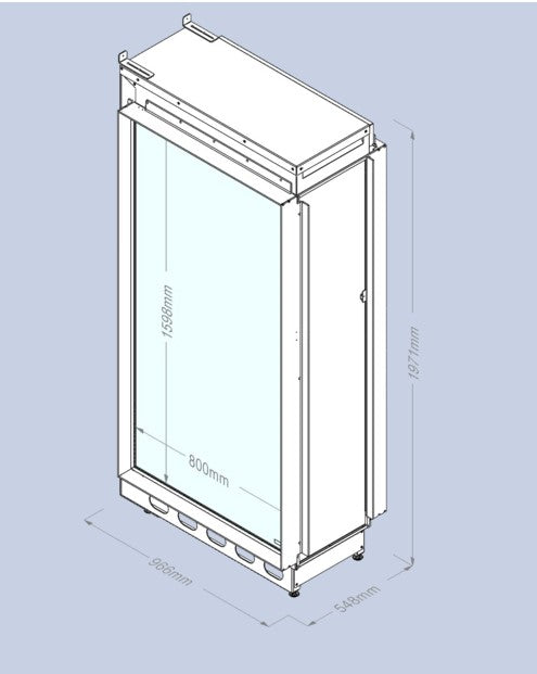 Faber e-MatriX Heat 800/1600-ST Tunnel Electric Fire