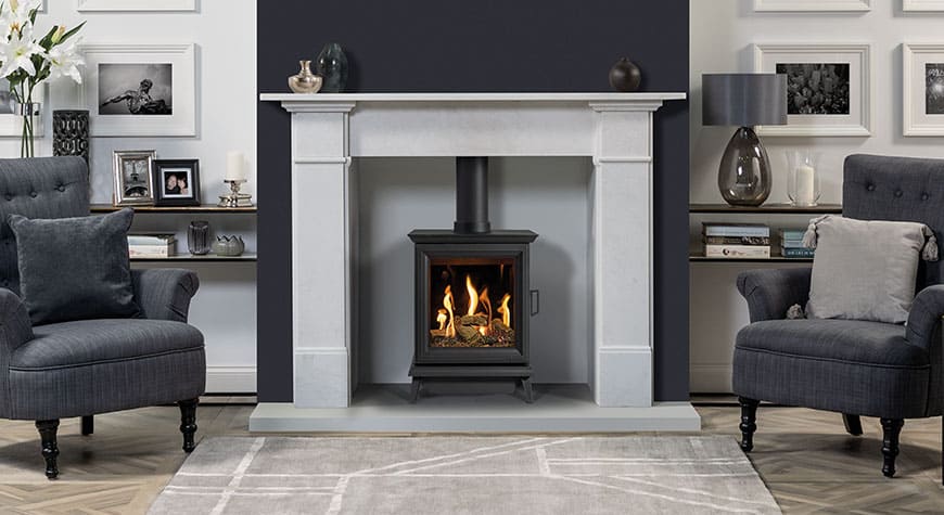 Gazco Sheraton 5 Balanced Flue, LPG, Gas stove