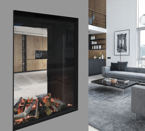 Evonic Halo 810 DS / Stora Double Sided Built-In Electric Fire