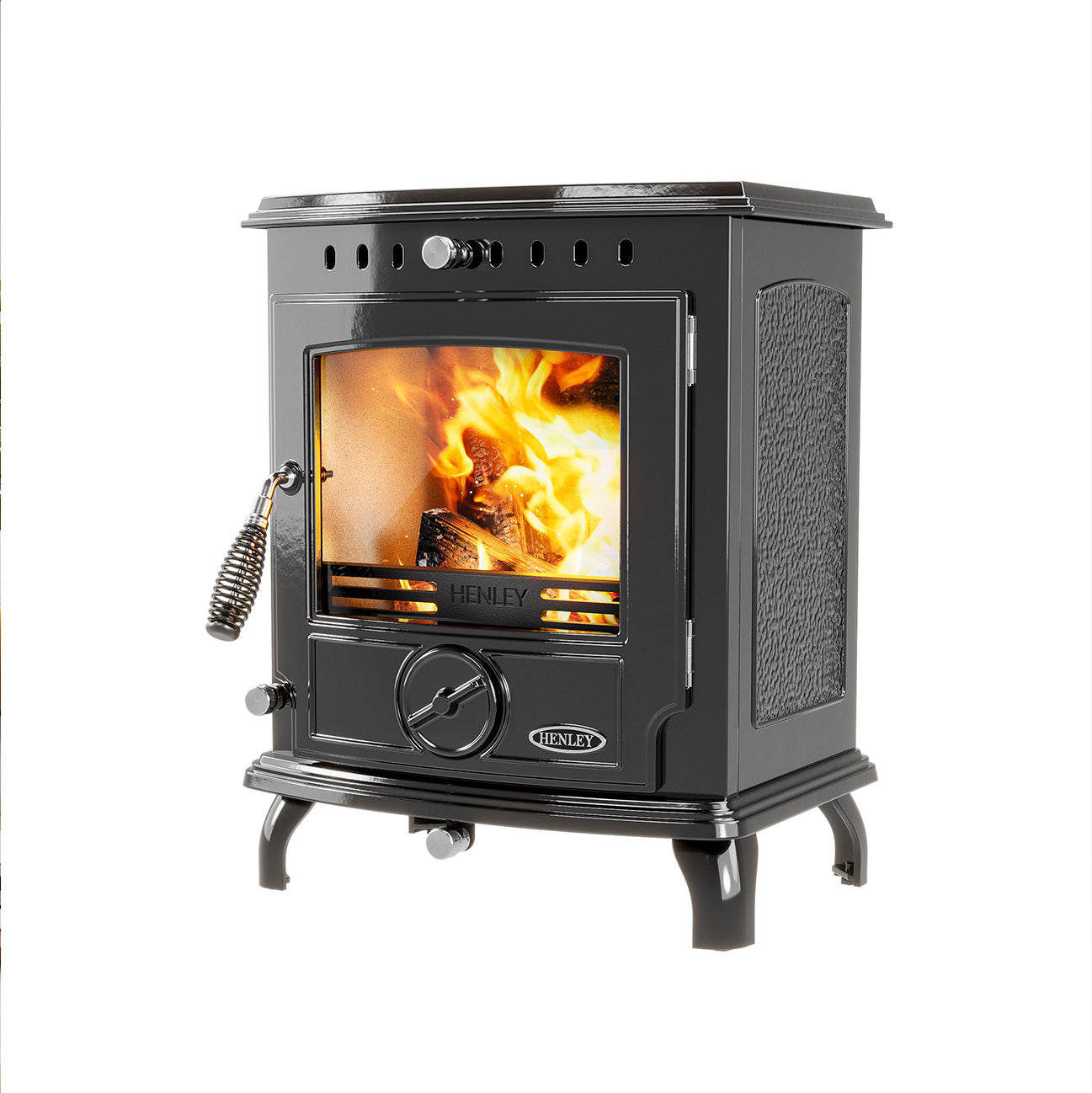 Henley Aran Eco 5KW Black Enamel