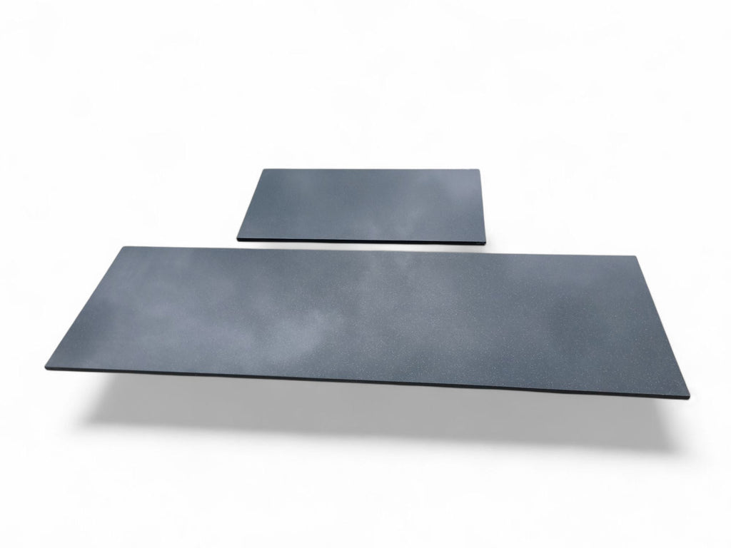 Polished Black Granite Tee Shape Stove Hearth 20mm (2 Piece)