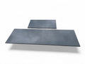 Polished Black Granite Tee Shape Stove Hearth 20mm (2 Piece)