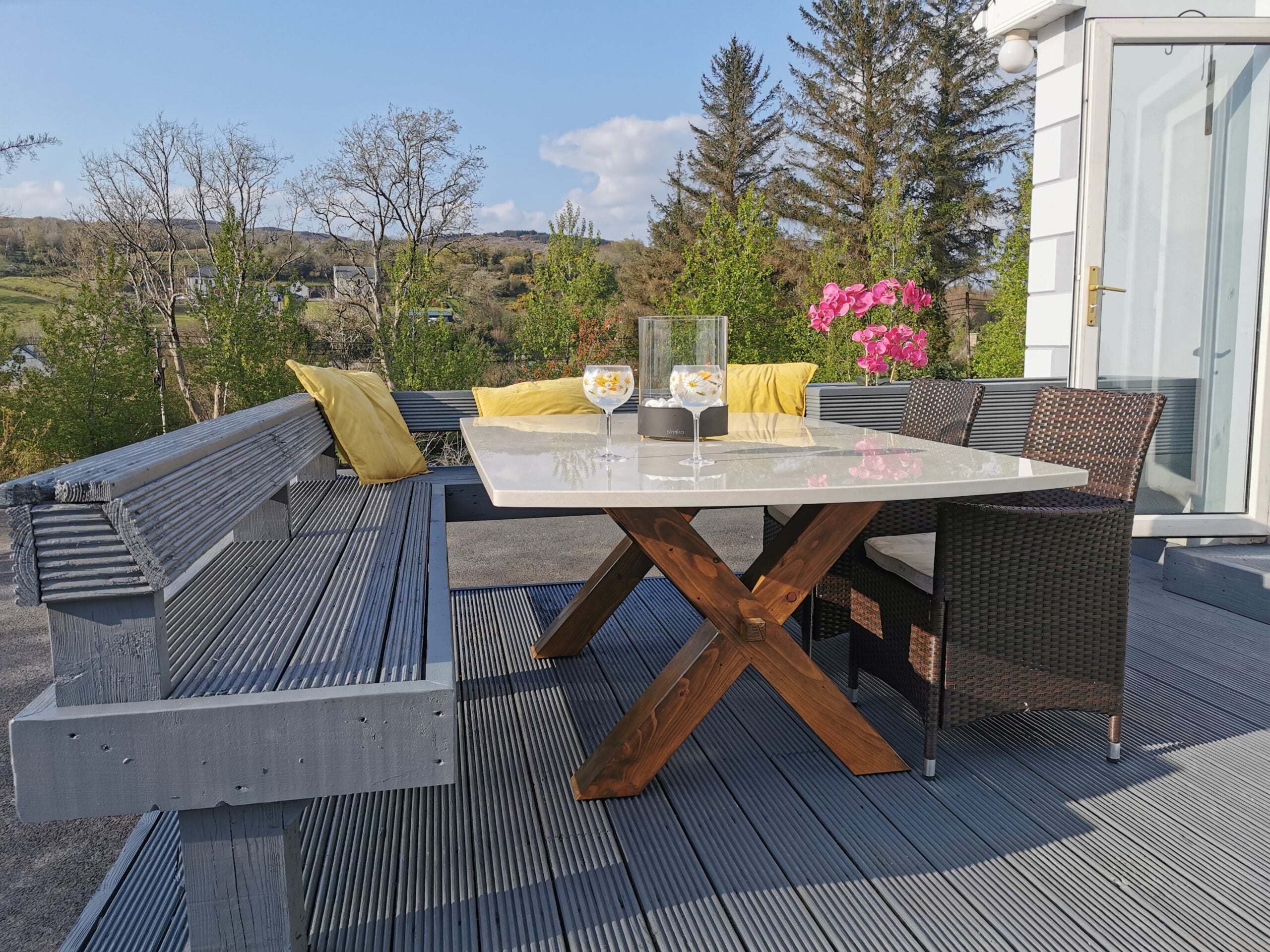 Bespoke Garden Table Made in House