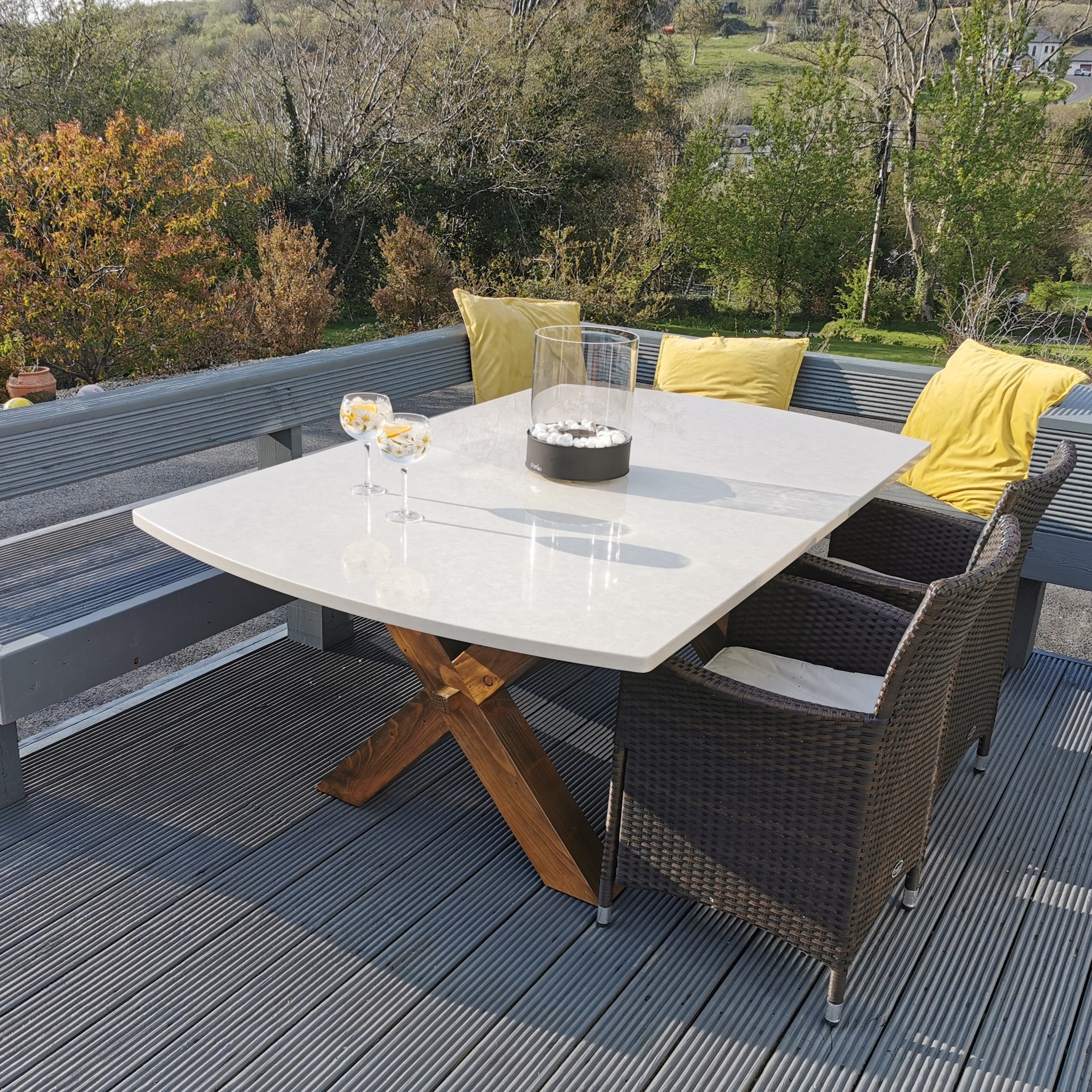 Bespoke Garden Table Made in House