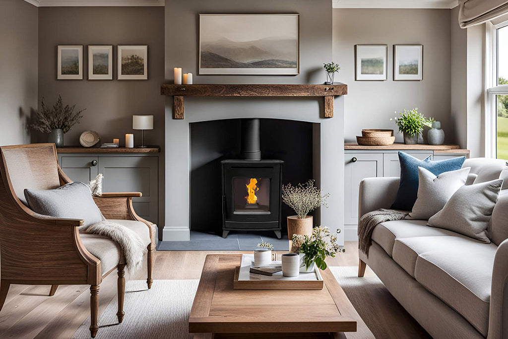 The Elcofire Kora Freestanding Pellet Stove