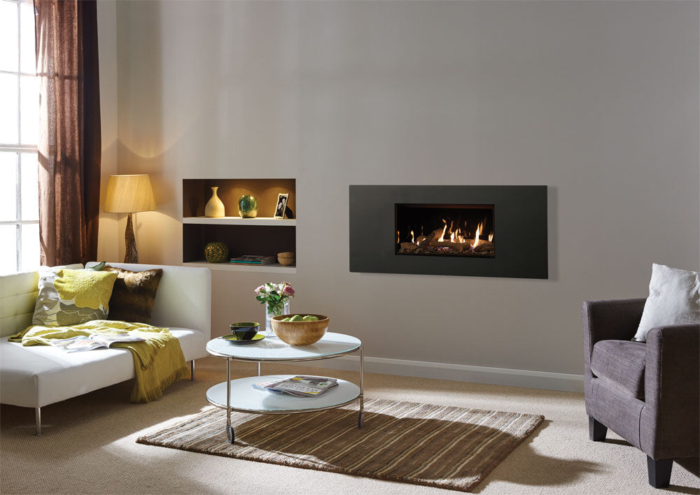 Gazco Studio 1 Glass Fronted Gas Fire LPG Conventional Flue