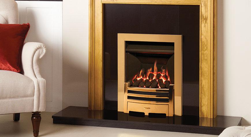 Gazco Logic HE Arts, LPG, Conventional Flue, Logs