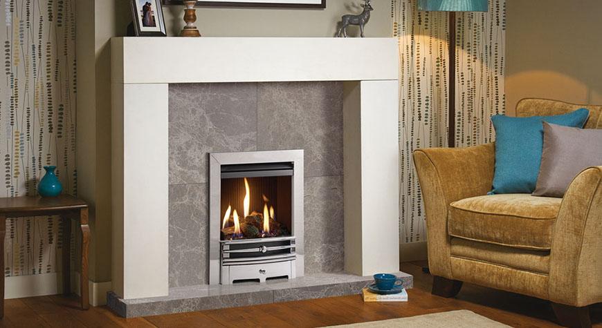 Gazco Logic He Chartwell, LPG, Conventional Flue, Logs