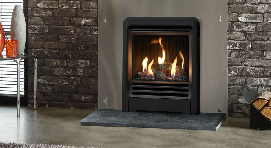 Gazco Logic HE Beat, NG with Logs , Conventional Flue
