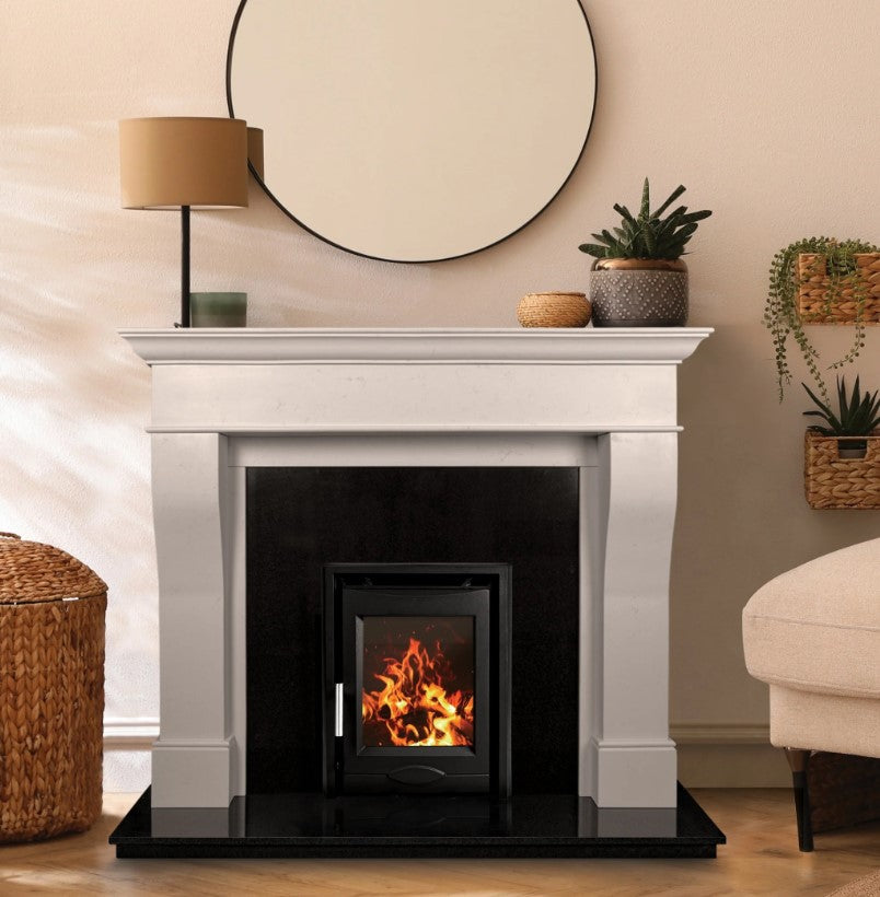 Mazona Portland 7kw Eco Inset Stove Matt Black
