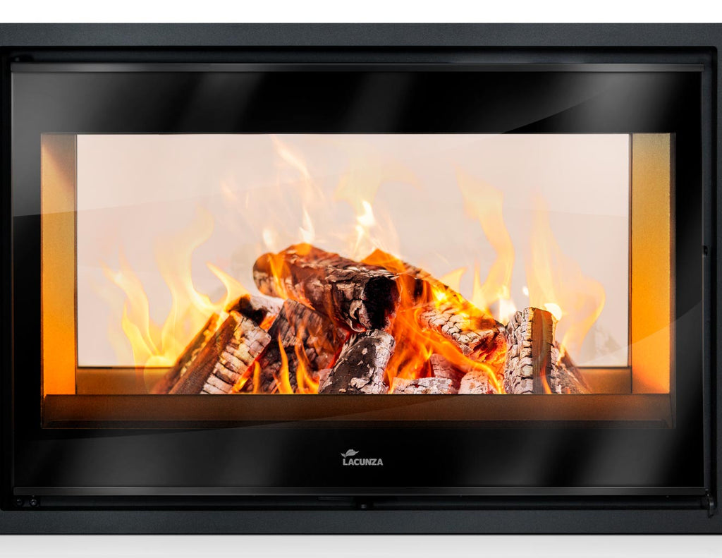 Lacunza Nickel 700 Double Sided Inset Stove