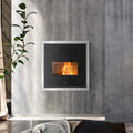 Klover Pfp 160 Glass & Frame Inset Pellet Boiler