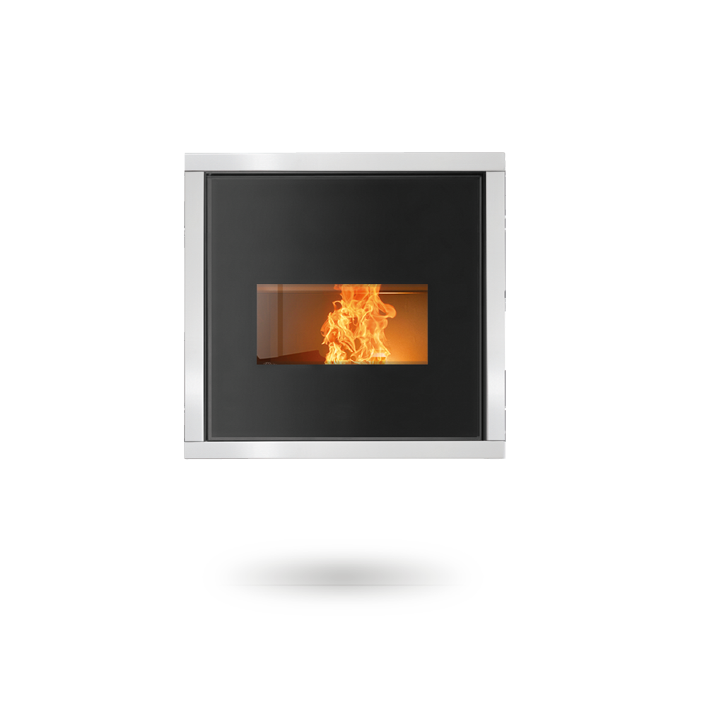 Klover Pfp 160 Glass & Frame Inset Pellet Boiler