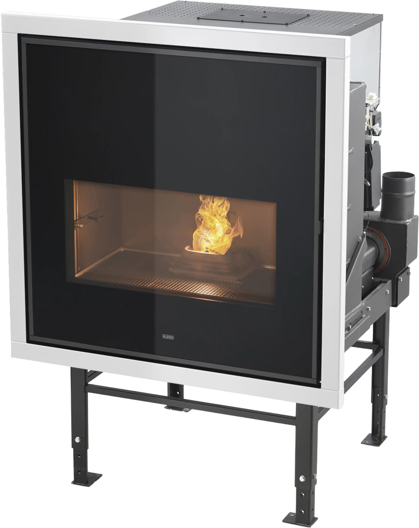 Klover Pfp 240 Glass & Frame Inset Pellet Boiler
