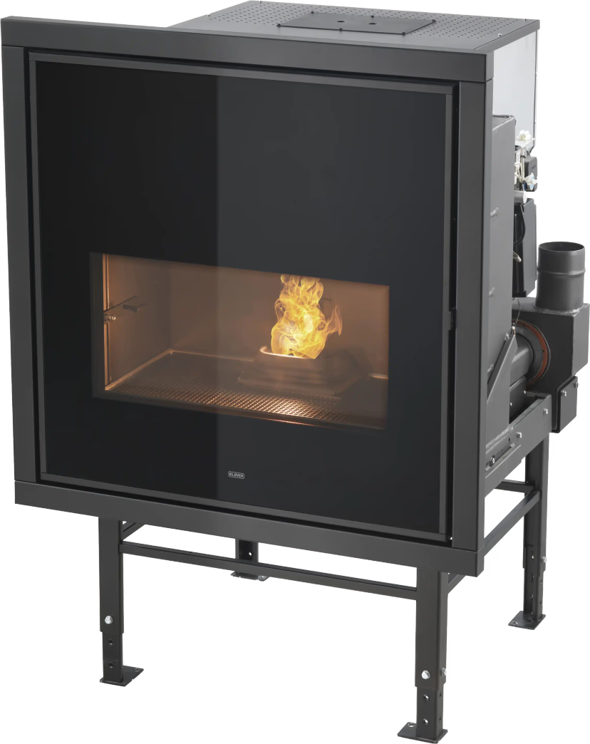 Klover Pfp 240 Glass & Frame Inset Pellet Boiler