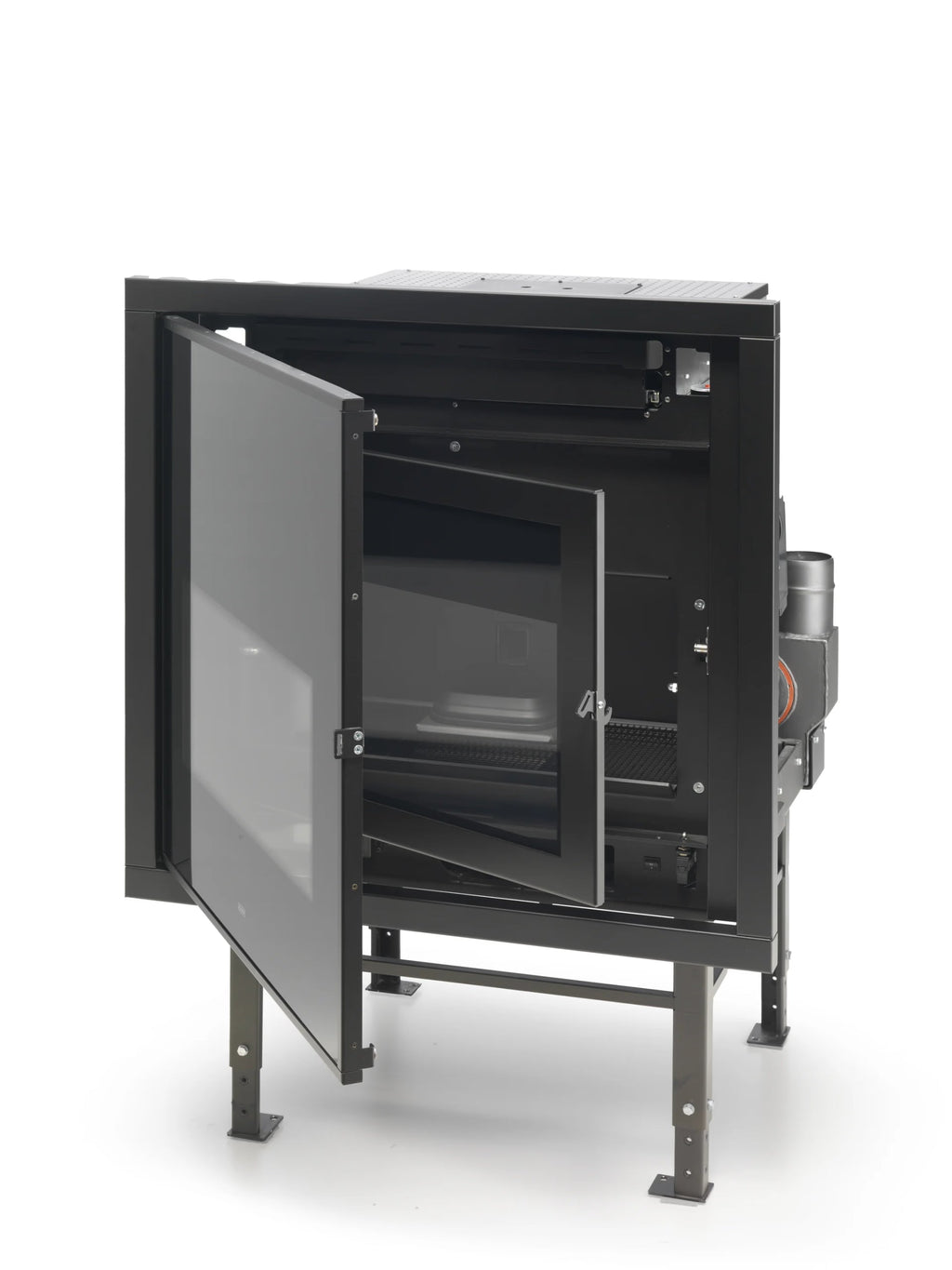 Klover Pfp 240 Glass & Frame Inset Pellet Boiler