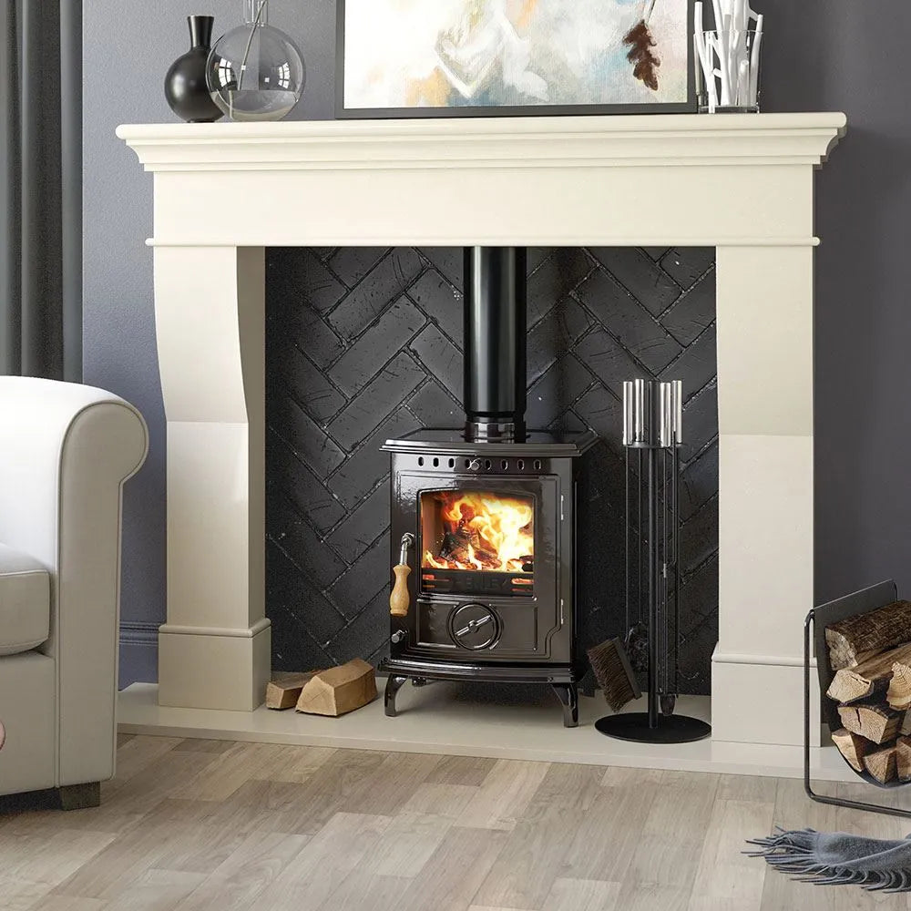 Henley Aran Eco 5KW Black Enamel