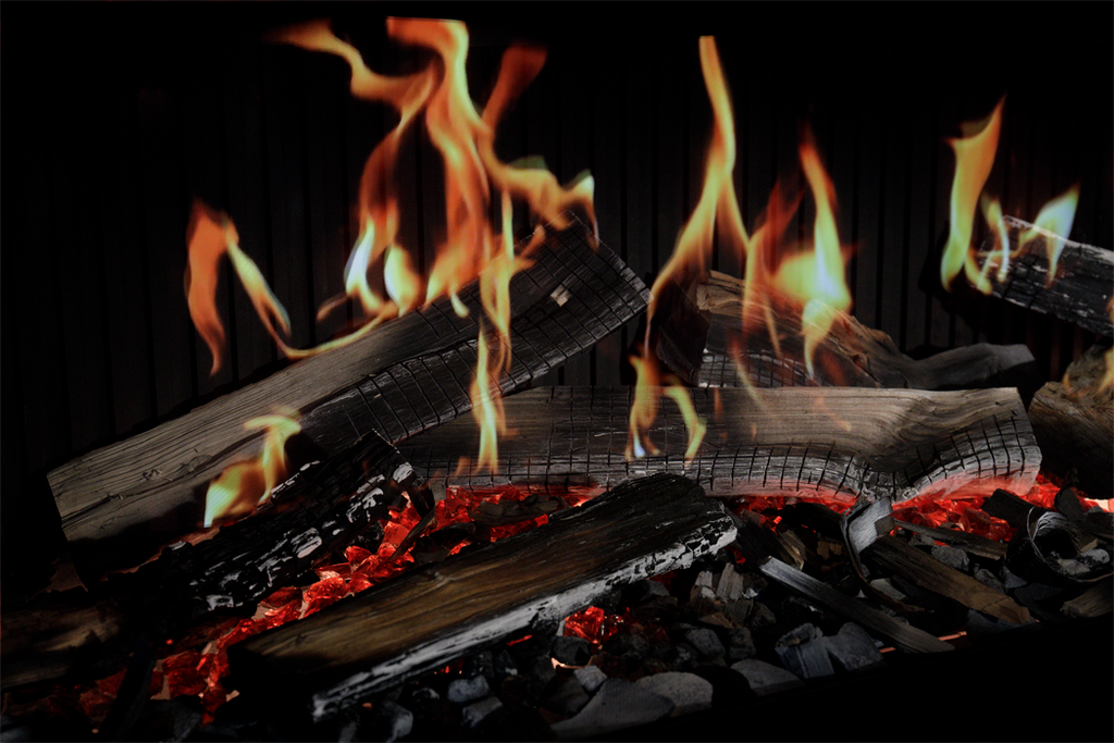 Dru  Virtuo 100 Evolve,  Clear View+ glass Built In Electric Fire