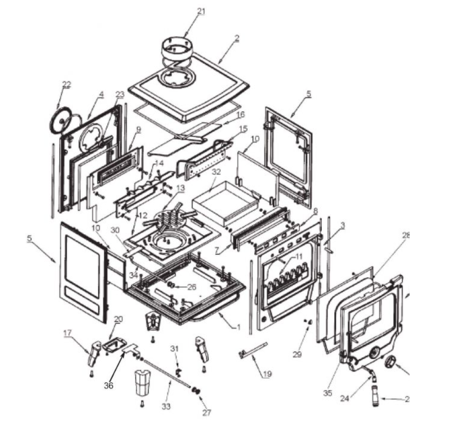 Bilberry 8kw Top Plate (No. 2)