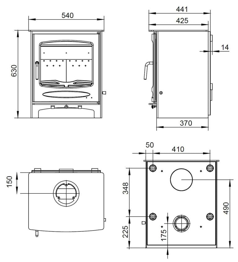 Henley Sherwood 12kw Eco Boiler Stove