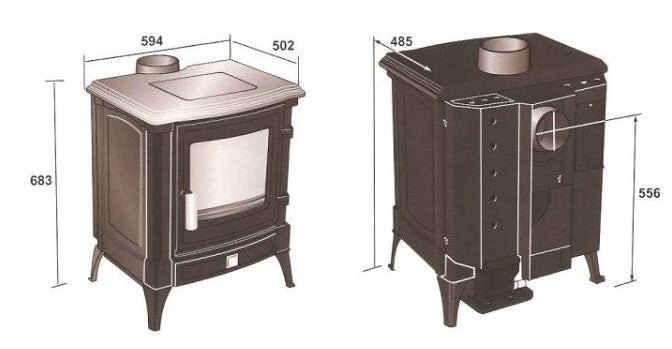 Nestor Martin Stanford 21 Oil Stoves Matt Black 6kw