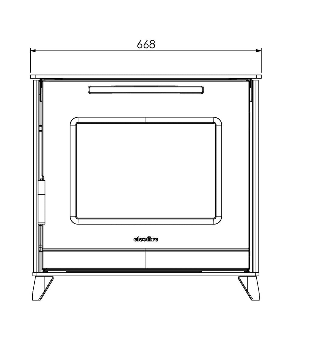 Elcofire Strata 16kw Freestanding Pellet Boiler Stove