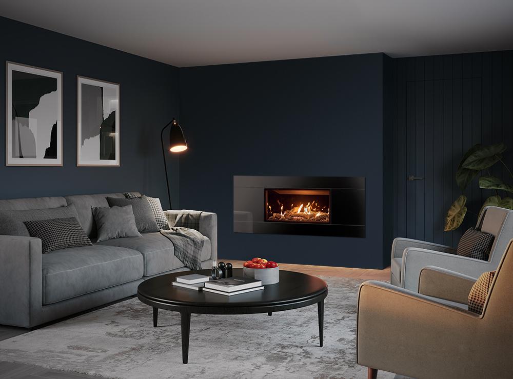 Gazco Studio 1 Glass Fronted Gas Fire Natural gas Balanced Flue