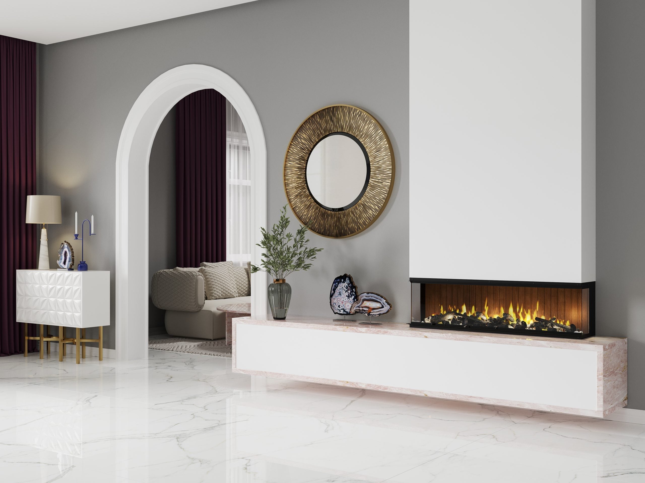 Dimplex Vivente 125 Optiflame 3D Electric fire